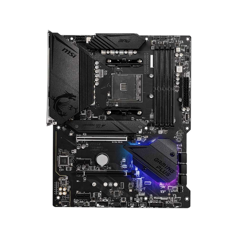 MSI MPG B550 GAMING PLUS DDR4 4400(OC)Mhz ATX AM4