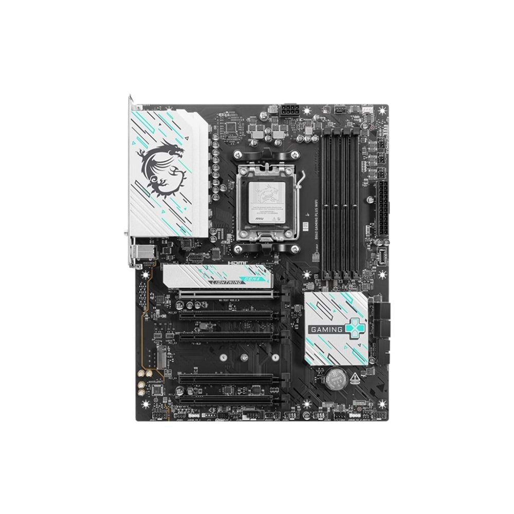 MSI B840 GAMING PLUS WIFI AM5 DDR5 8000(OC)Mhz ATX Gaming (Oyuncu) Anakart