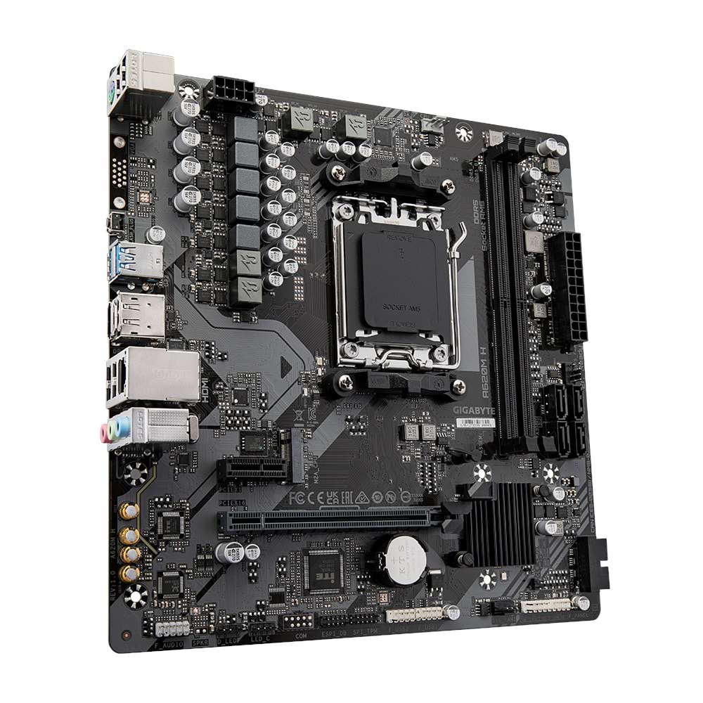 GIGABYTE A620M H DDR5 6400(OC) HDMI DP MATX AM5