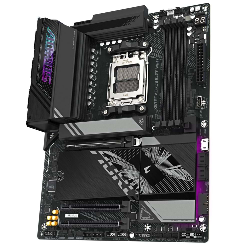 GIGABYTE X870E-A-ELT-WIFI7 AORUS ELİTE WIFI7 HDMI USB AM5