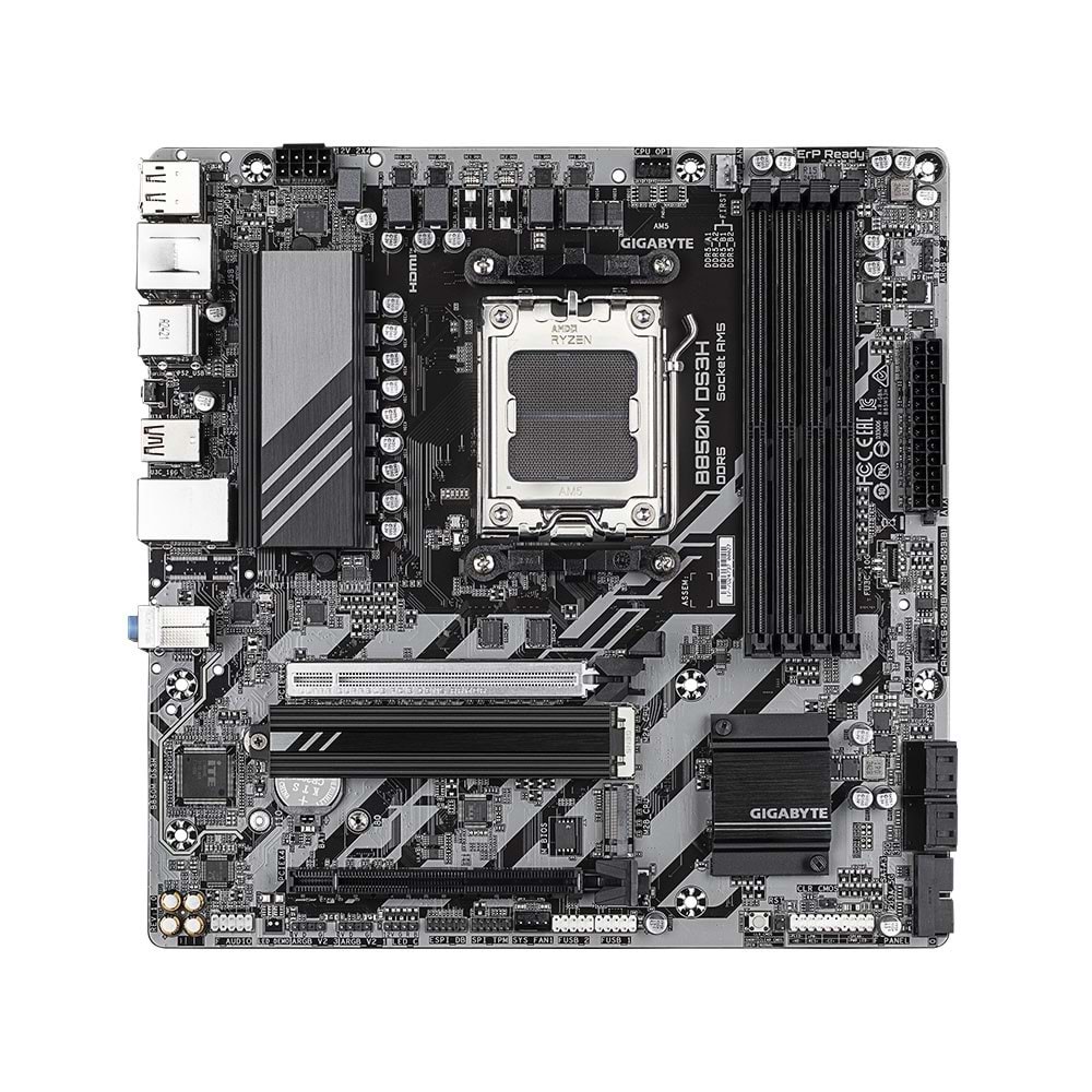 GIGABYTE B850M DS3H DDR5 M.2 HDMI DP MATX AM5