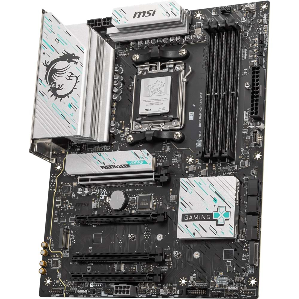 MSI B850 GAMING PLUS WIFI AM5 DDR5 8200MHZ(OC) DP 3x M.2 USB 10Gbs 5G LAN WI-FI 7 ATX