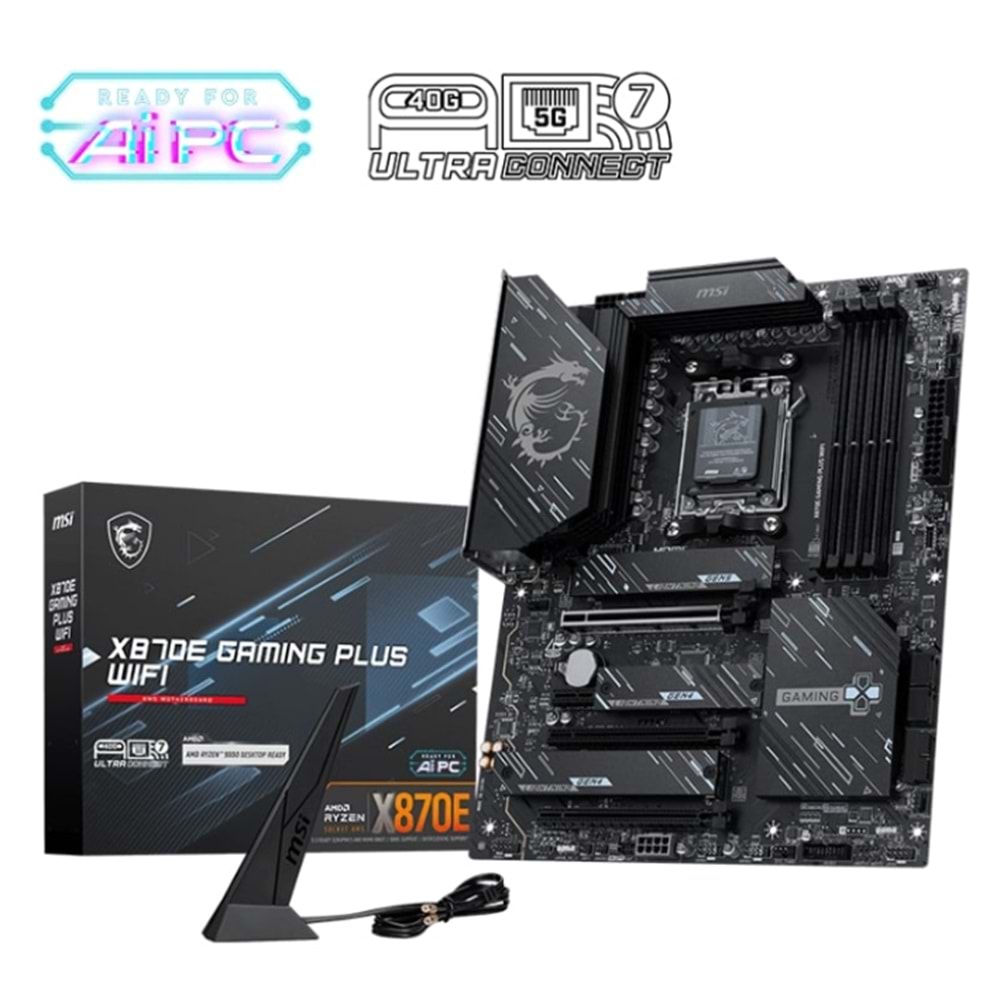 MSI X870E GAMING PLUS WIFI AM5 DD5 ANAKART