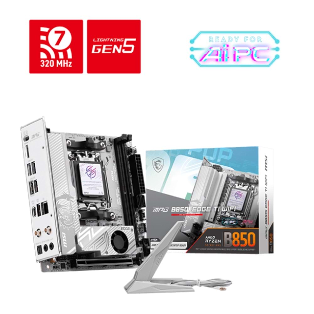 MSI MPG B850I EDGE TI WIFI DDR5 ITX AM5