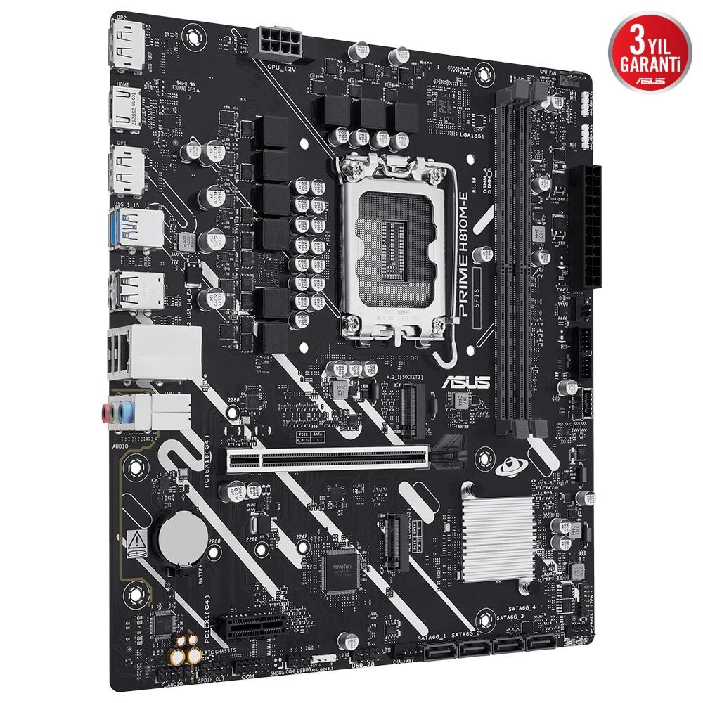 ASUS PRIME H810M-E-CSM INTEL 1851 ANAKART