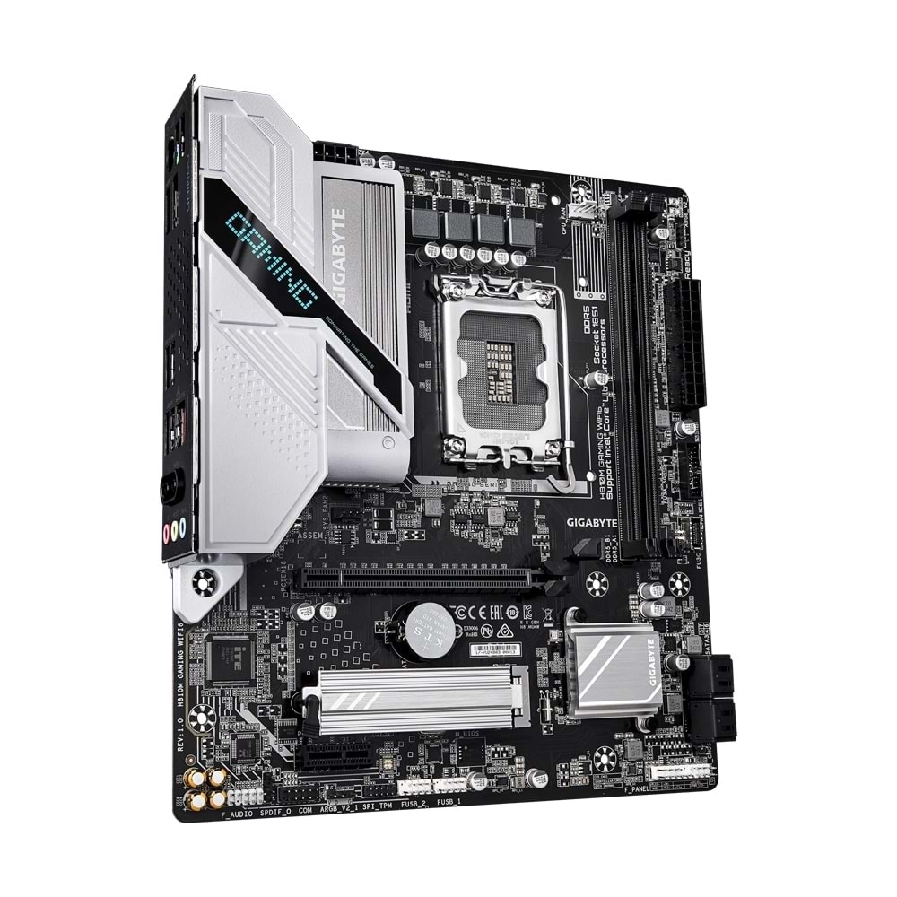 GIGABYTE H810M GAMING WIFI6 DDR5 M.2 HDMI DP MATX 1851P