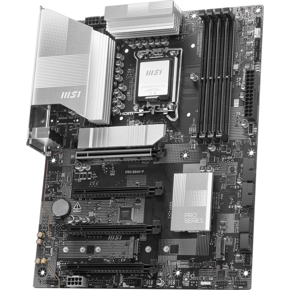 MSI PRO B860-P SOKET 1851 DDR5 8600MHZ(OC) 3xM.2 1x TB4 HDMI DISPLAY 5G LAN ATX