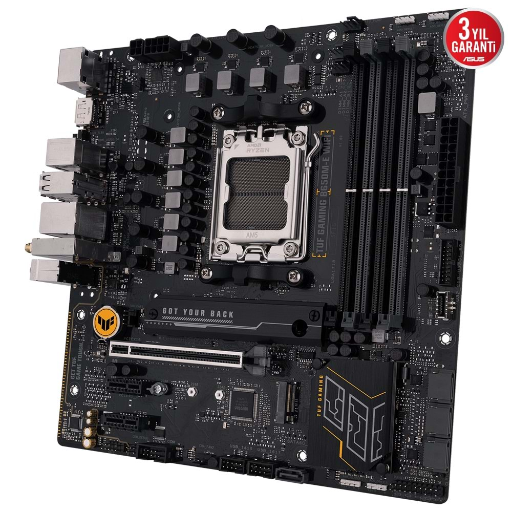 ASUS TUF GAMING B650M-E WIFI DDR5 6400+(OC) DP HDMI M.2 AM5