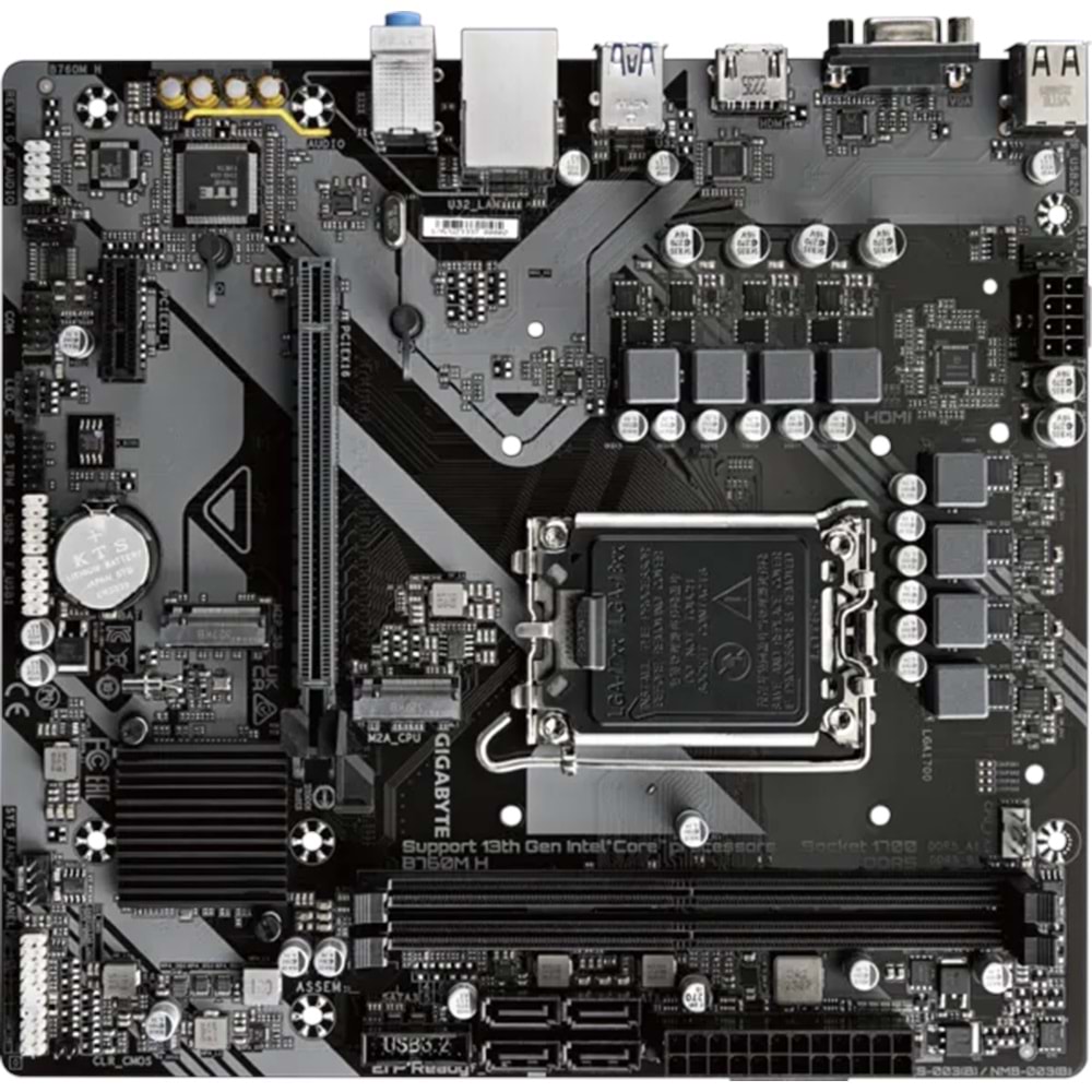 GIGABYTE B760M H DDR5 HDMI VGA MATX 1700P