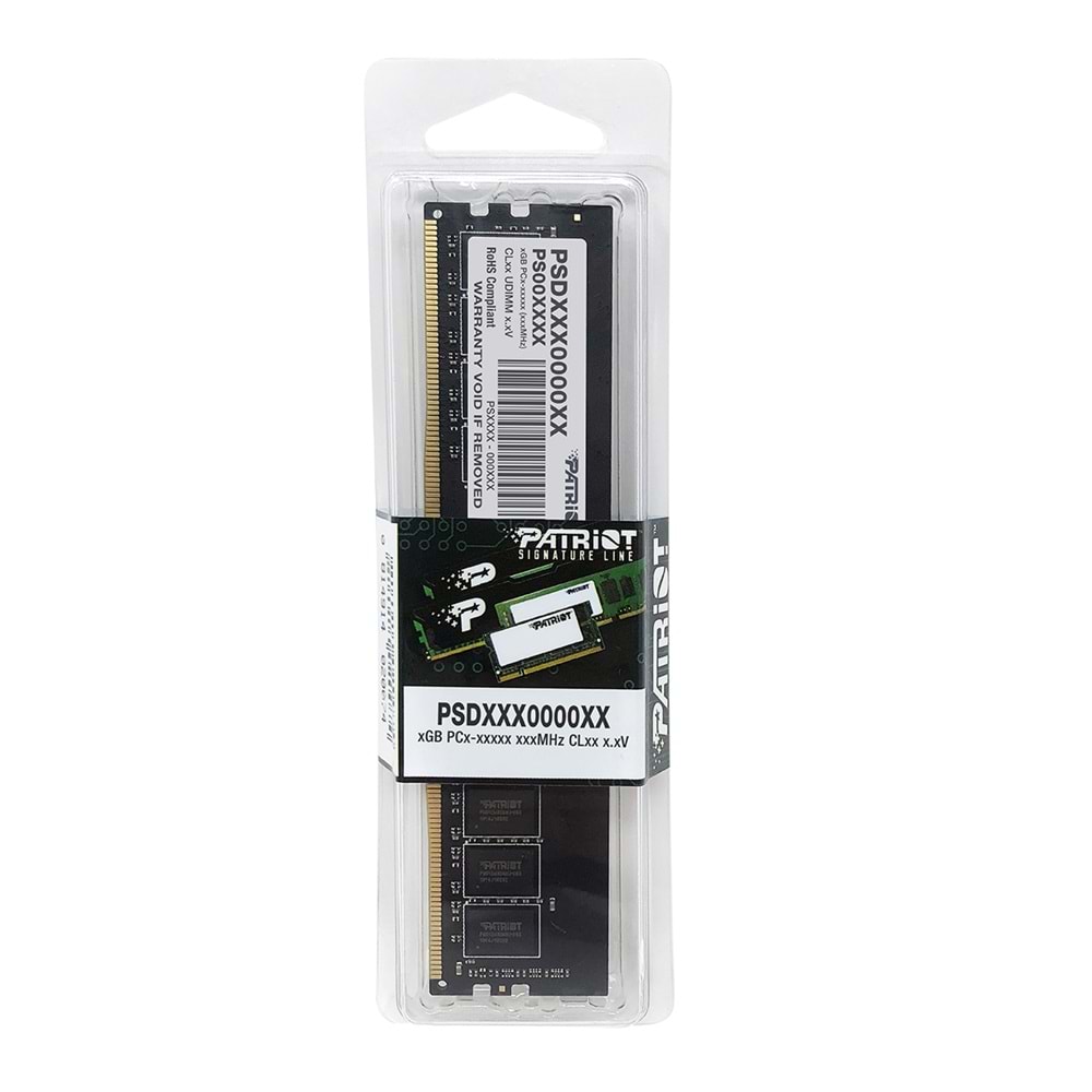 Patriot Signature Line 8GB(1x8GB) DDR4 3200MHz CL22 Ram (PSD48G32002)