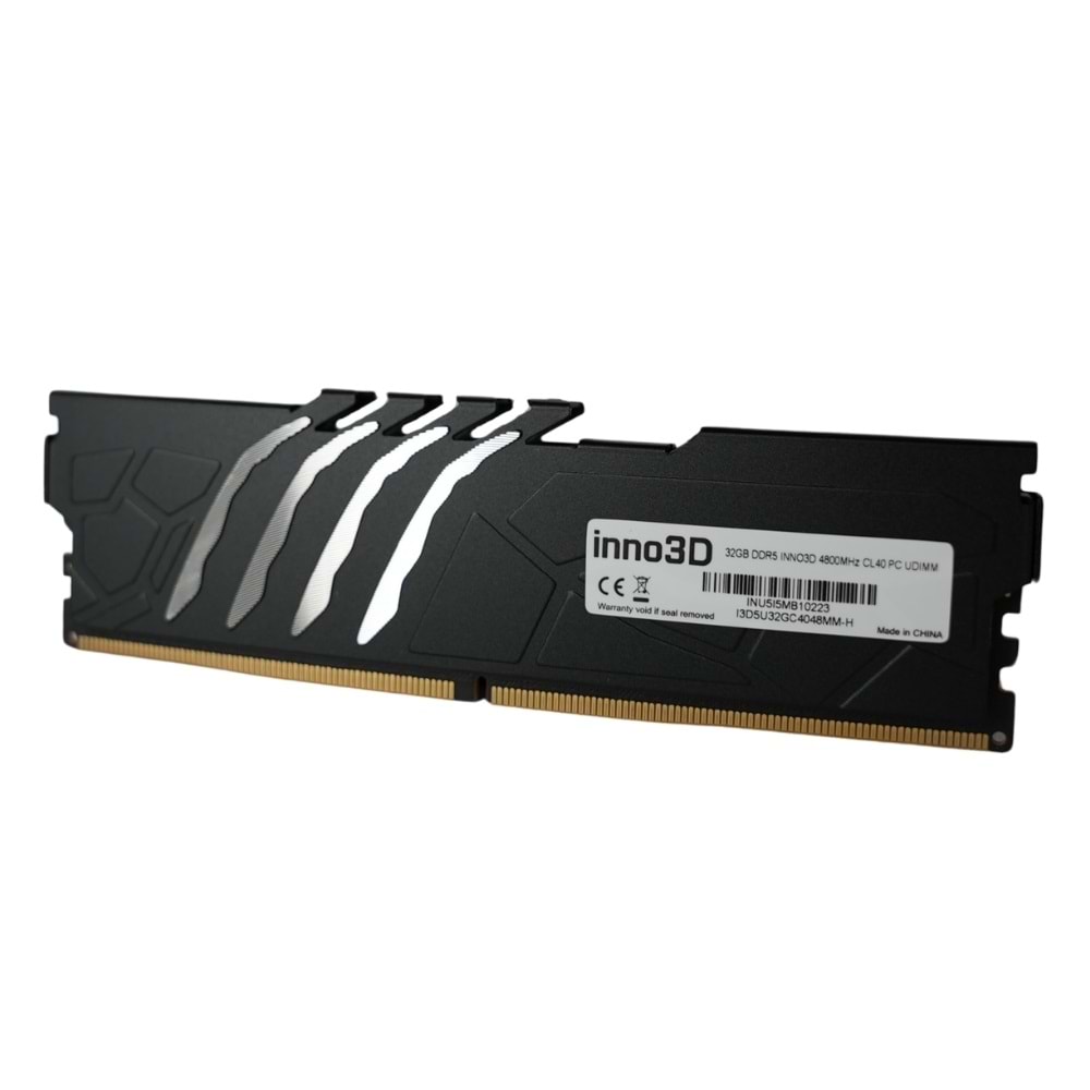 32GB DDR5 INNO3D 4800Mhz CL40 I3D5U32GC4048MM-H UDIMM SOĞUTUCULU