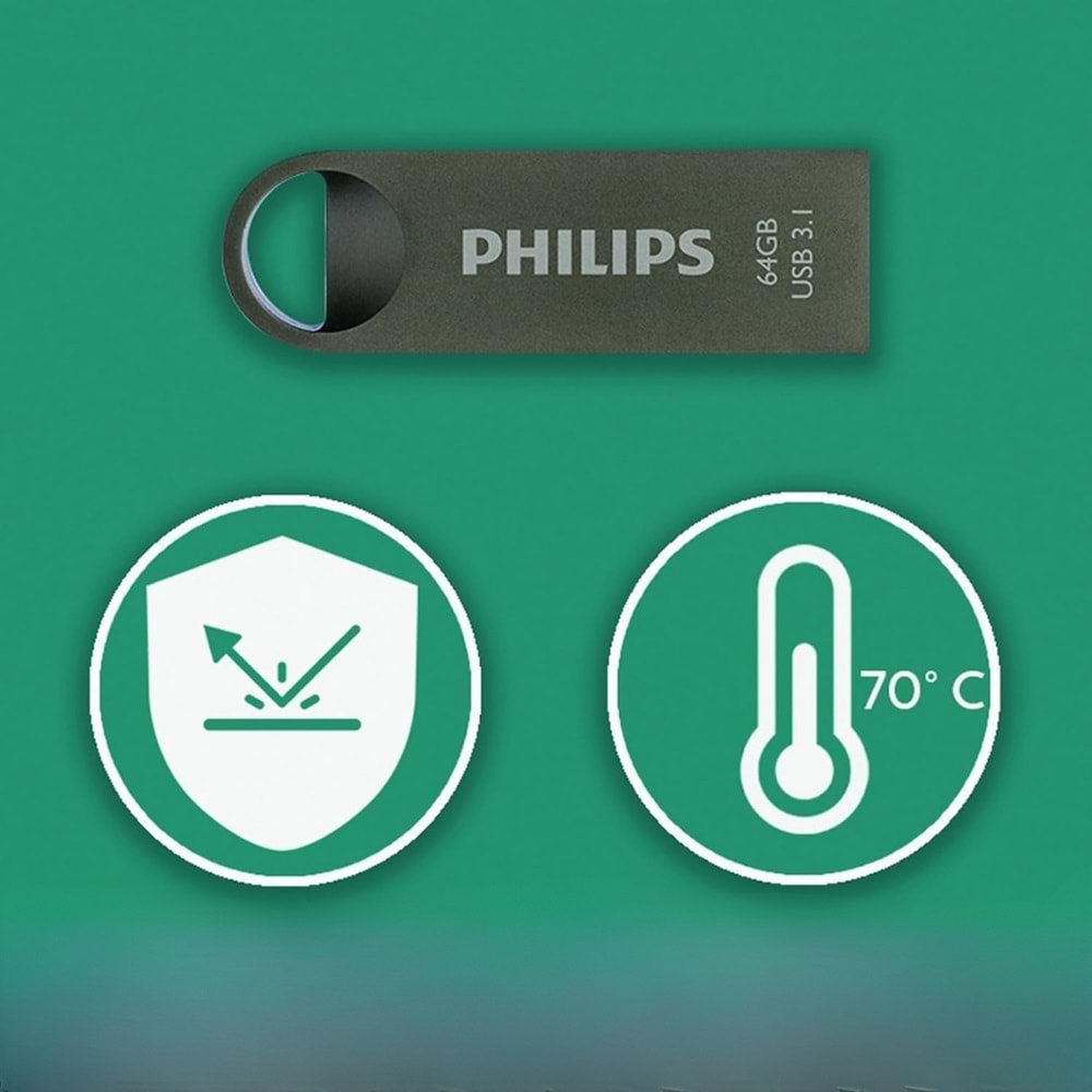 PHILIPS 64GB USB3.1 100/150MB/S FM64FD165B/00