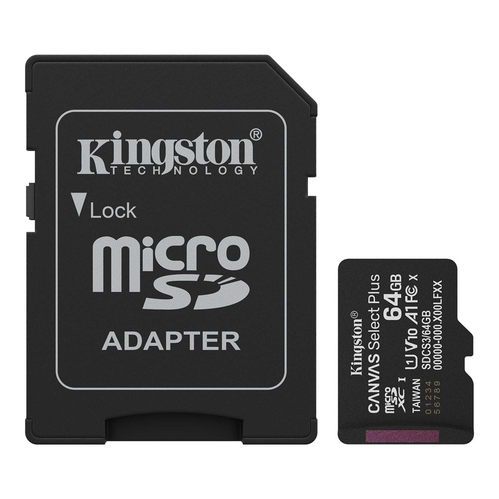 64GB MICROSD CANVAS SELECT PLUS A1 SDCS3/64GB