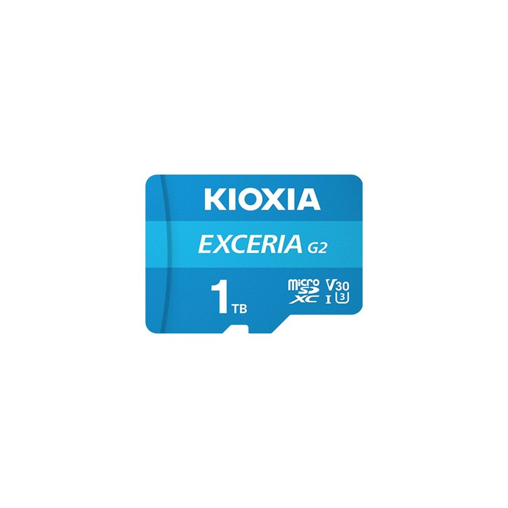 1TB KIOXIA EXCERIA G2 MICRO SDXC U3 V30 4K 100 MB/s LMEX2L001TG2