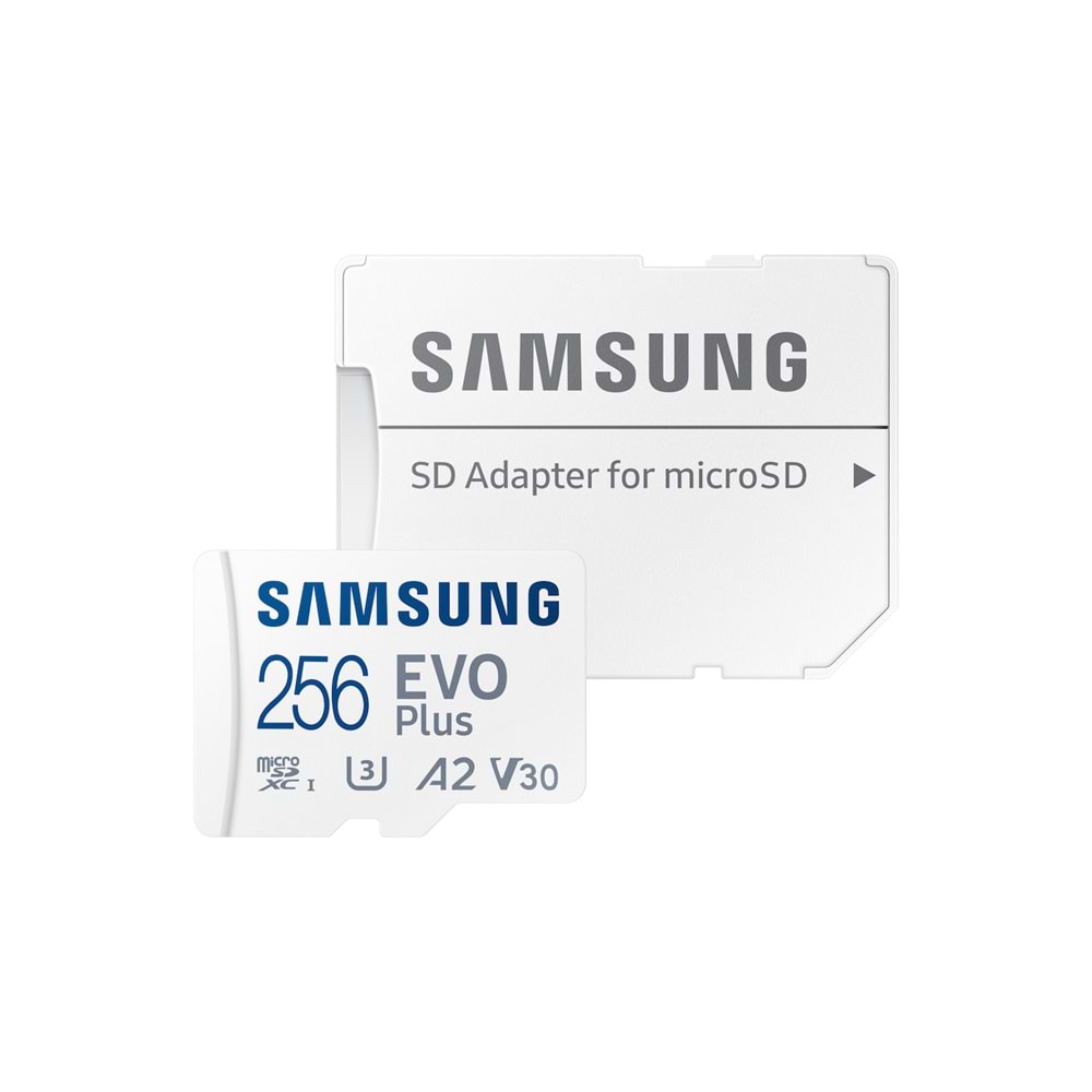 256GB SAMSUNG EVO PLUS MICROSDXC UHS-I U3 V30 A2 160MB/s MB-MC256SA/TR