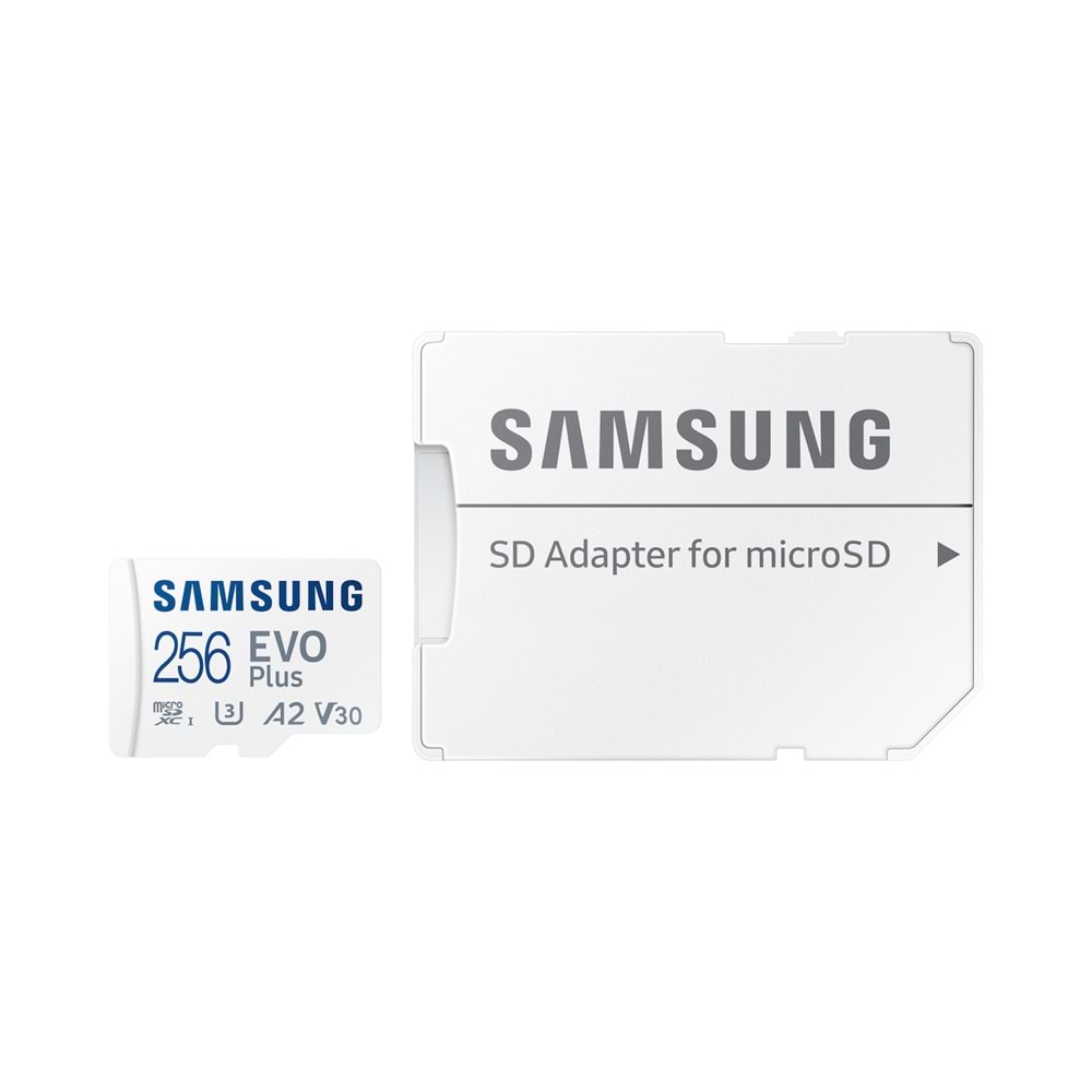 256GB SAMSUNG EVO PLUS MICROSDXC UHS-I U3 V30 A2 160MB/s MB-MC256SA/TR
