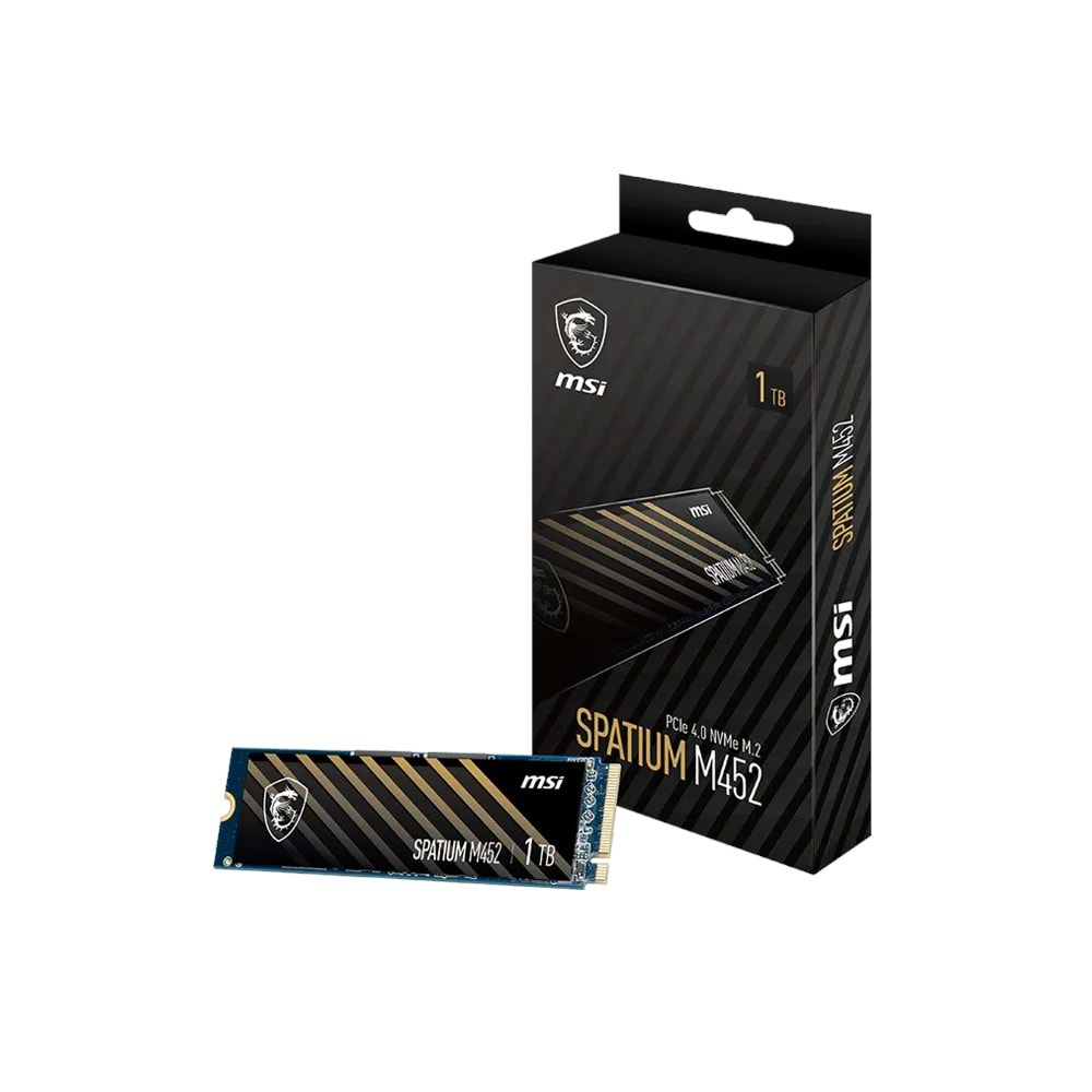 1TB MSI SPATIUM M452 PCIE 4.0 NVME M.2