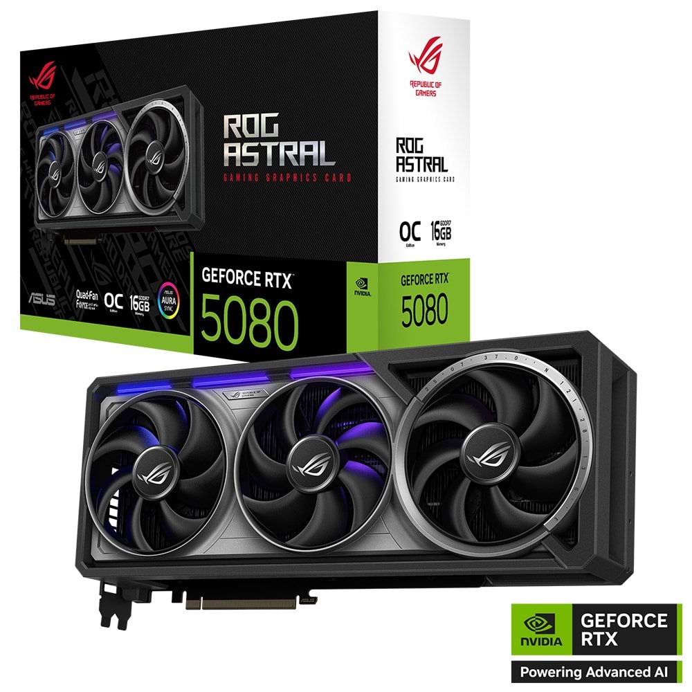ASUS ROG-ASTRAL-RTX5080-O16G-GAMING EKRAN KARTI