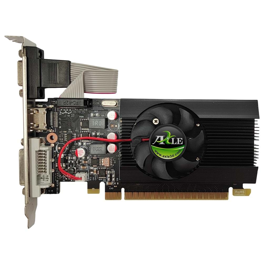 AXLE GEFORCE GT710 2GB DDR3 64Bit (GT710/2GD3P4CDIL)