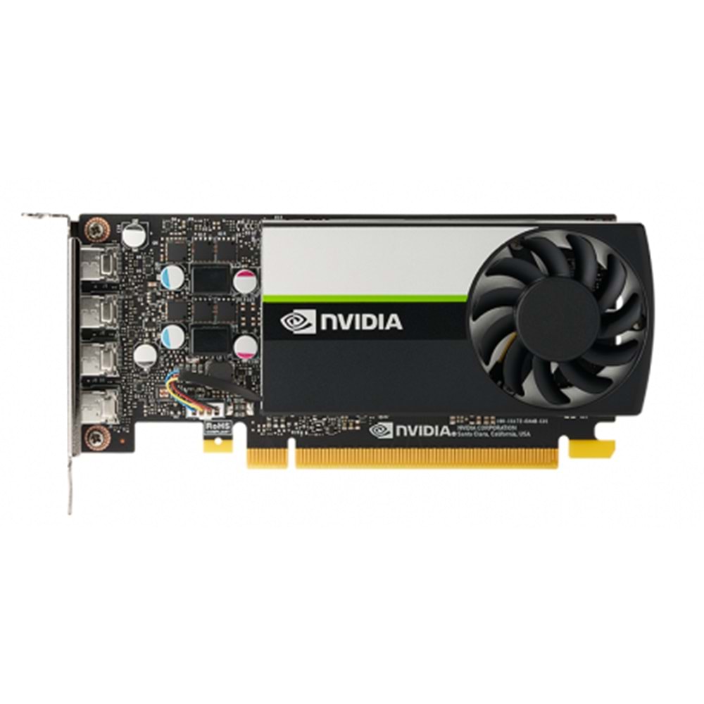 PNY VCNT1000 4GB DDR6 128Bit 4 xDISPLAY ÇIKIŞLI PASİF SOĞUTUCULU YAPAY ZEKA AI EKRAN KARTI (VCNT1000-SB)