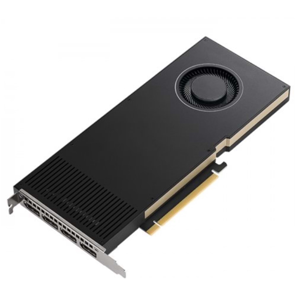 PNY RTXA4000 16GB DDR6 256Bit 4 xDISPLAY ÇIKIŞLI PASİF SOĞUTUCULU YAPAY ZEKA AI EKRAN KARTI (VCNRTXA4000-SB)