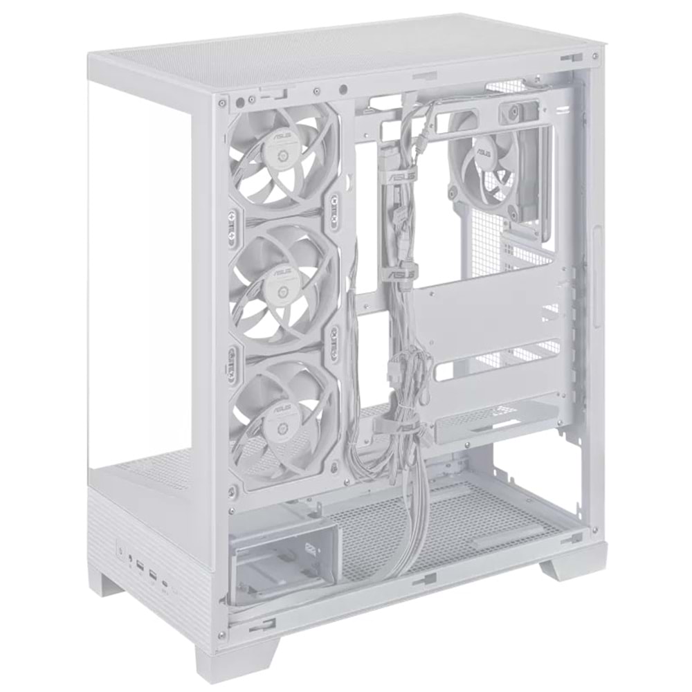 ASUS A31 PLUS TG ARGB WHITE ATX KASA
