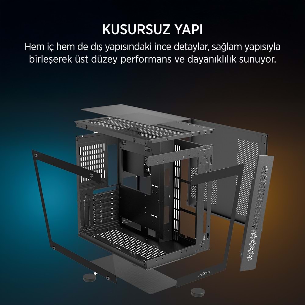 JAMES DONKEY STARK S800 4X ARGB BLACK KASA 750W