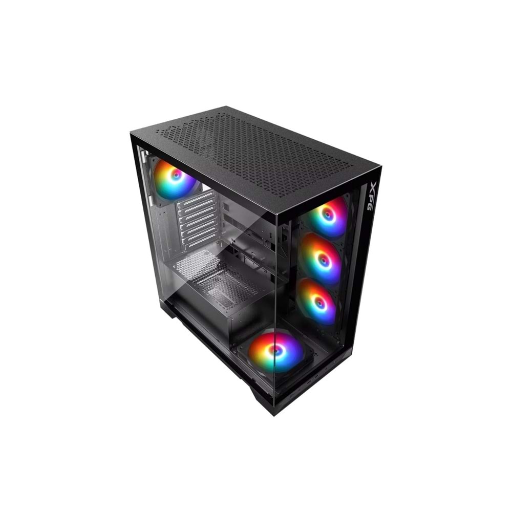 XPG Invader X Siyah ARGB USB 3.2 ATX Mid-Tower Kasa (INVADERXMT-BKCWW)