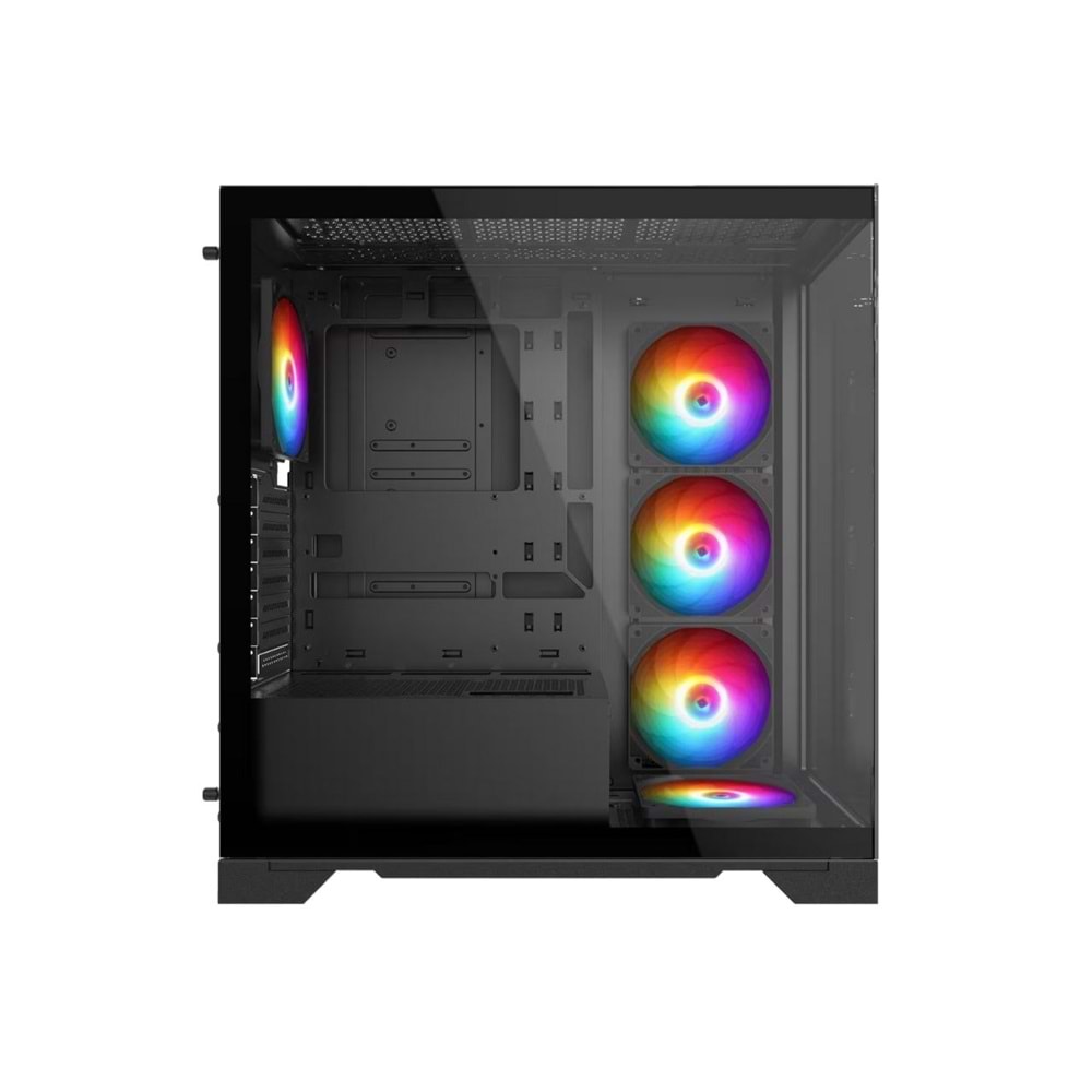 XPG Invader X Siyah ARGB USB 3.2 ATX Mid-Tower Kasa (INVADERXMT-BKCWW)