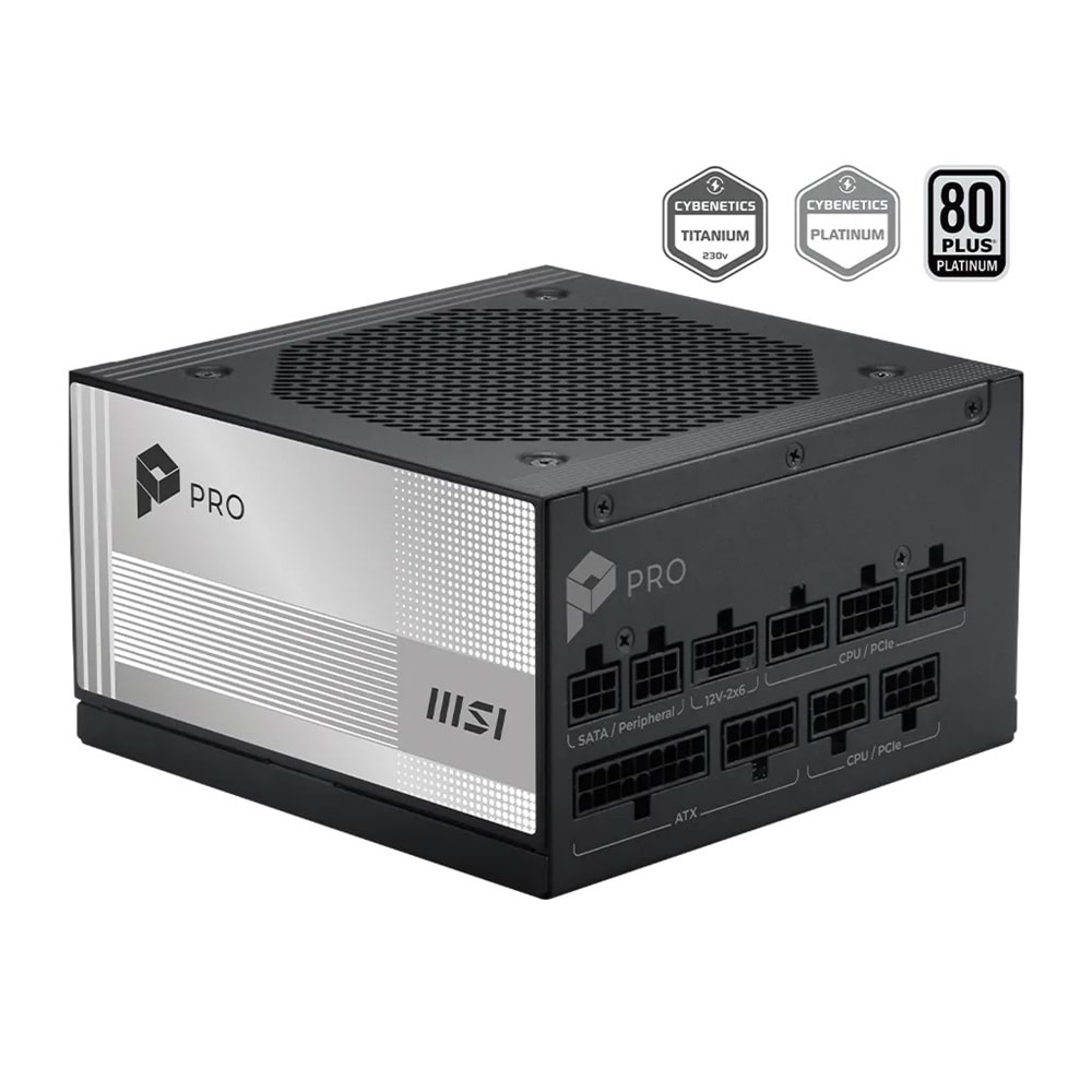 MSI PRO A850PL PCIE5 850W 80+ PLATINUM PSU