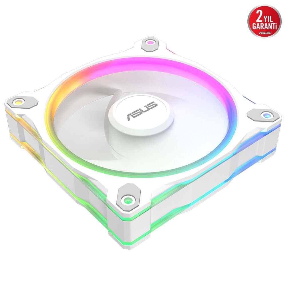 ASUS PRIME MR120 SOĞUTUCU KASA RADYATÖR FANI ARGB 120MM REVERSE BEYAZ