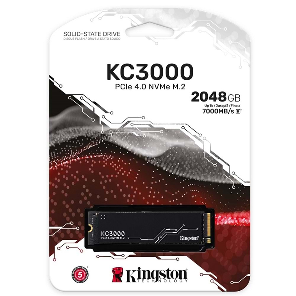 Kingston 2048G KC3000D M.2 2280 NVMe SSD