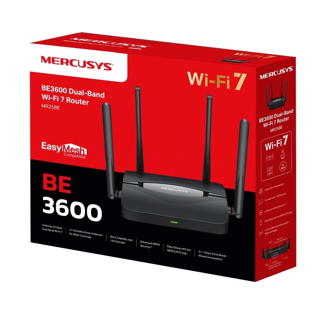 Mercusys MR25BE Dual Band Wi-fi 7 Router