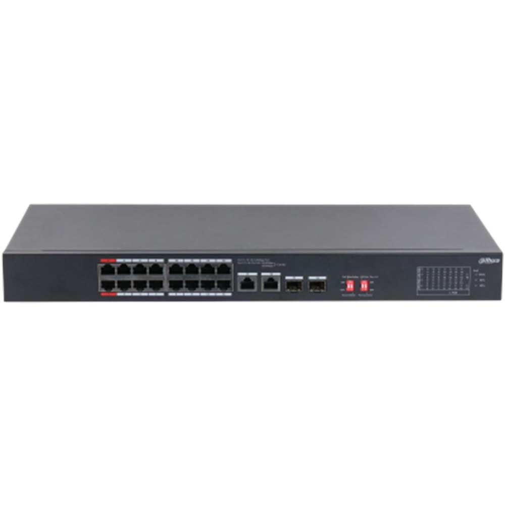 DAHUA DH-S3218-16ET-135 16 PORT 16XFE-2XGE-2XGE/SFP 135W POE SWİTCH