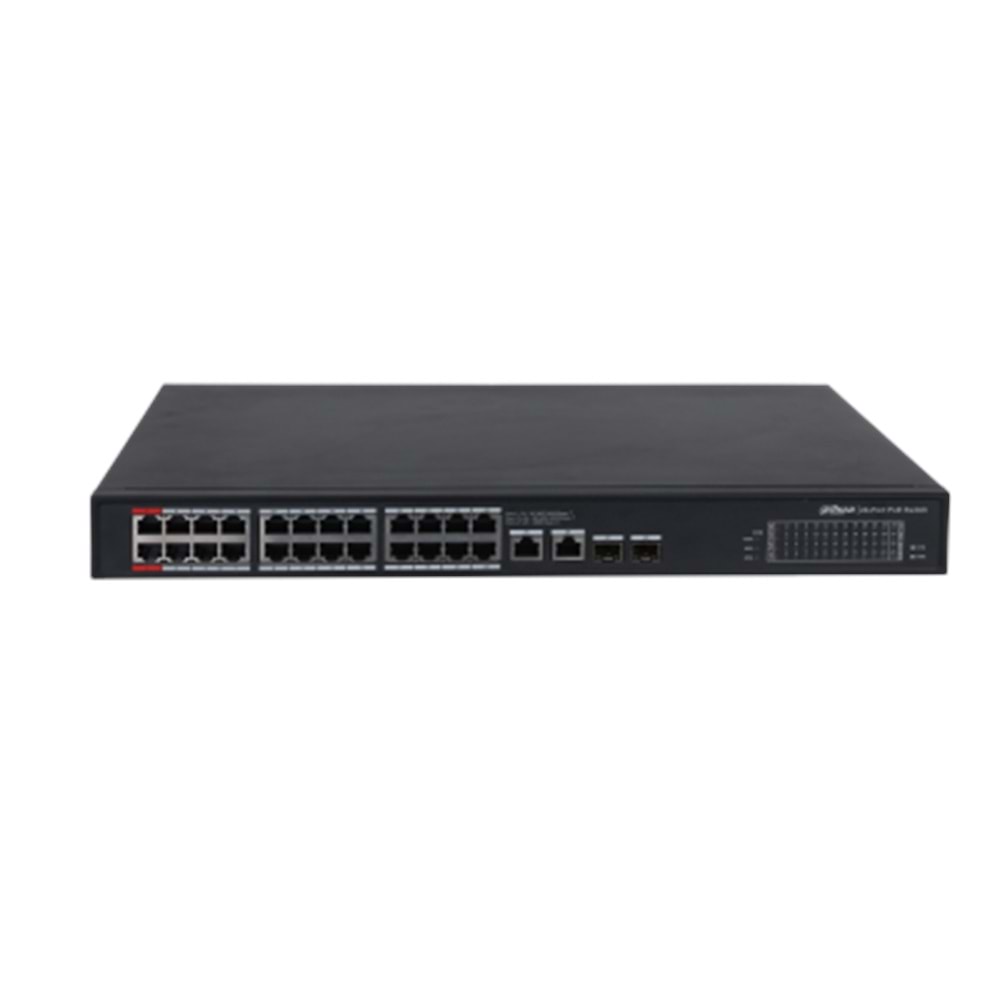 DAHUA PFS3228-24GT-360 24 PORT 24XGE-2XGE-2XGE/SFP 360W POE SWİTCH