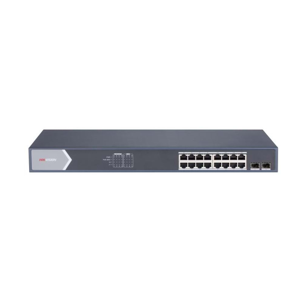 HIKVISION DS-3E1518P-SI 16XGE+2XGE/SFP 225W F.GİGABİT POE SWİTCH