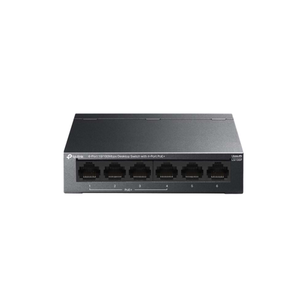 TP-LINK LS106P 6PORT 10/100 YÖNETİLEMEZ POE SWITCH