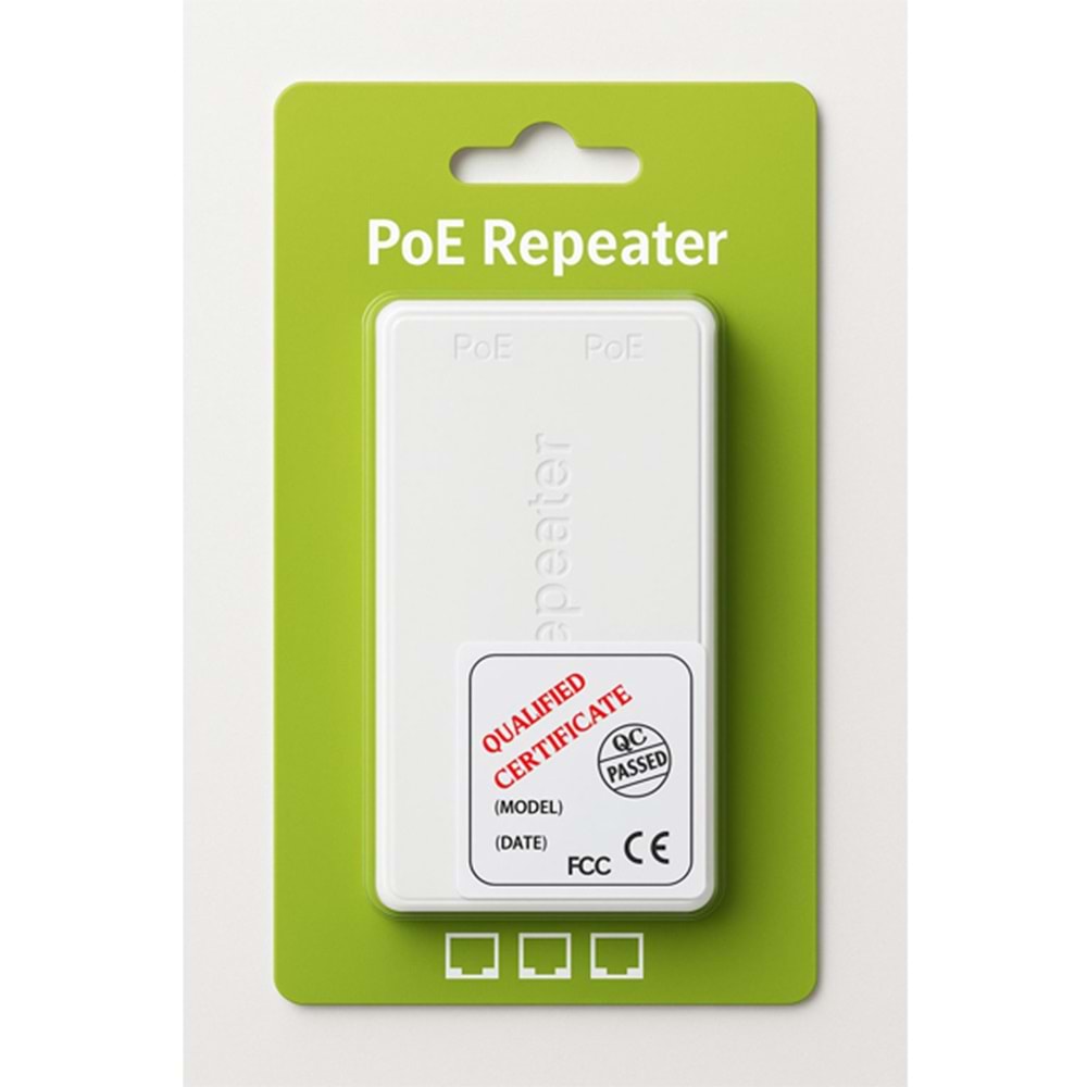 EZCOOL EZ-102JL 1 GİRİŞ 2 ÇIKIŞ POE REPEATER (ÇOKLAYICI)