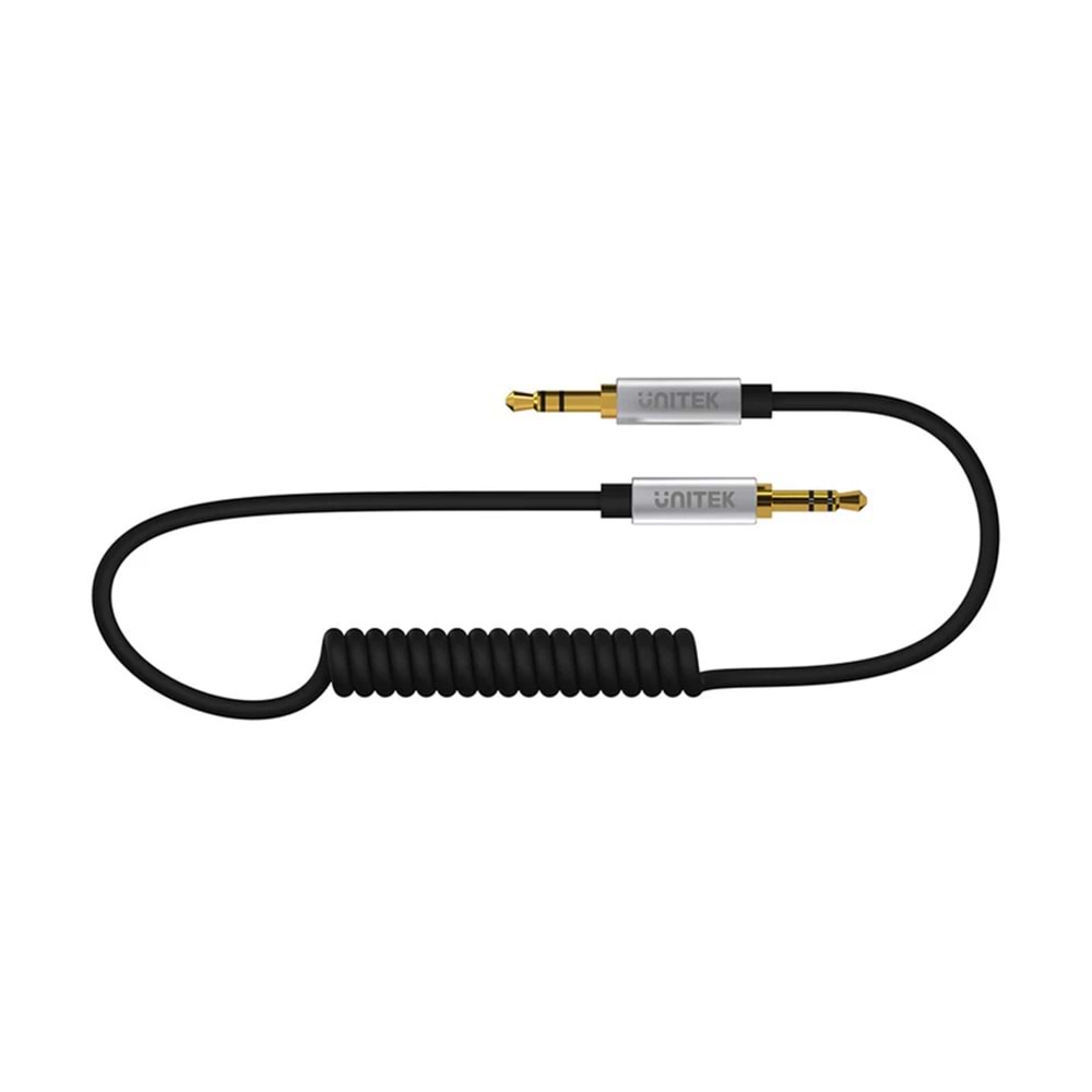 UNITEK 3.5MM AUX SES KABLOSU 1MT ALTIN KAPLAMA (Y-C926ABK)