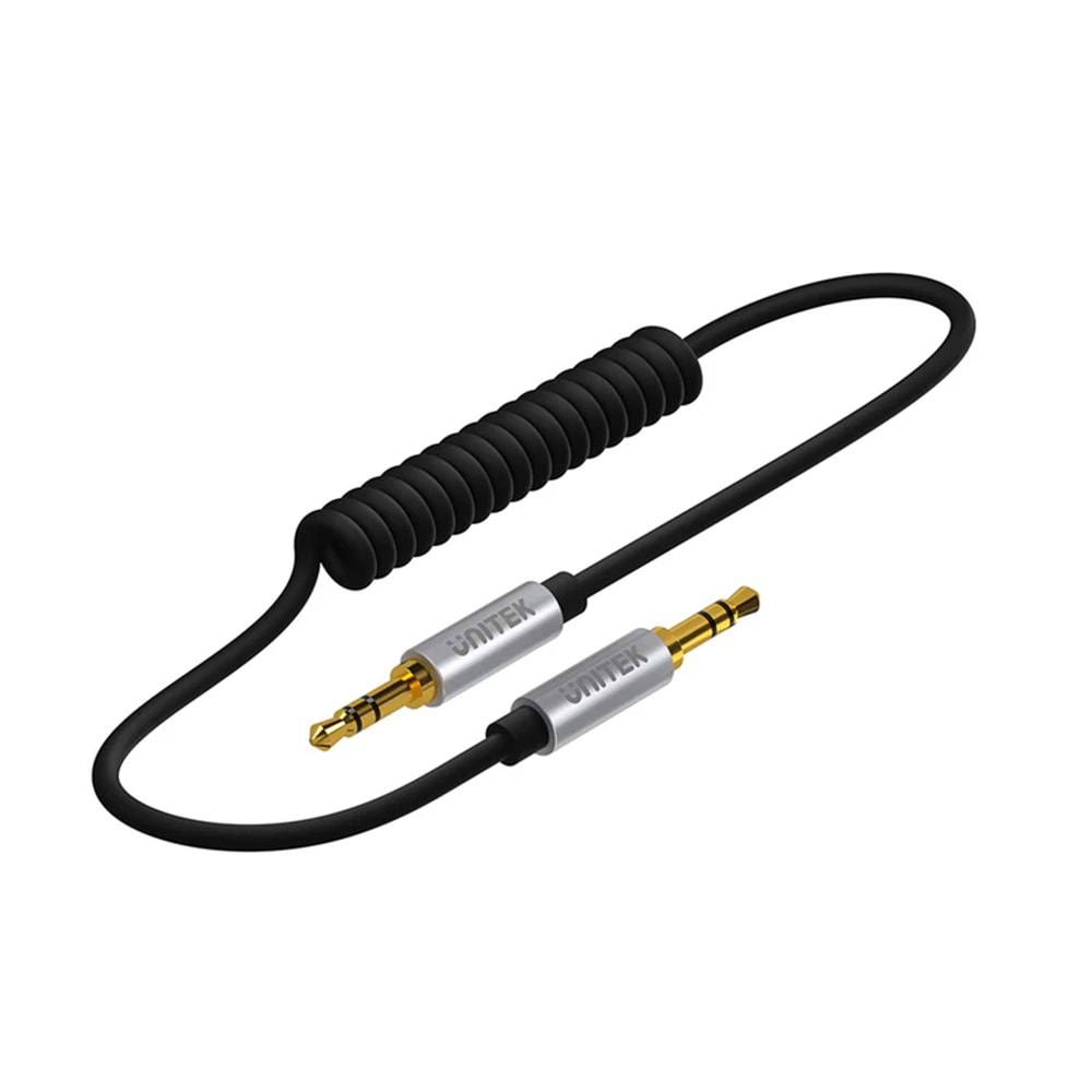 UNITEK 3.5MM AUX SES KABLOSU 1MT ALTIN KAPLAMA (Y-C926ABK)