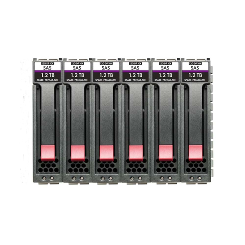 HPE MSA 10.8TB SAS 10K SFF 6pk HDD Bdl