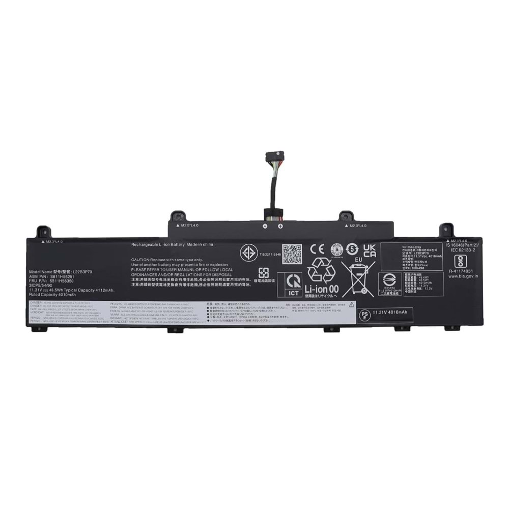 RETRO Lenovo ThinkPad L14 Gen4, L22B3P70 Notebook Bataryası