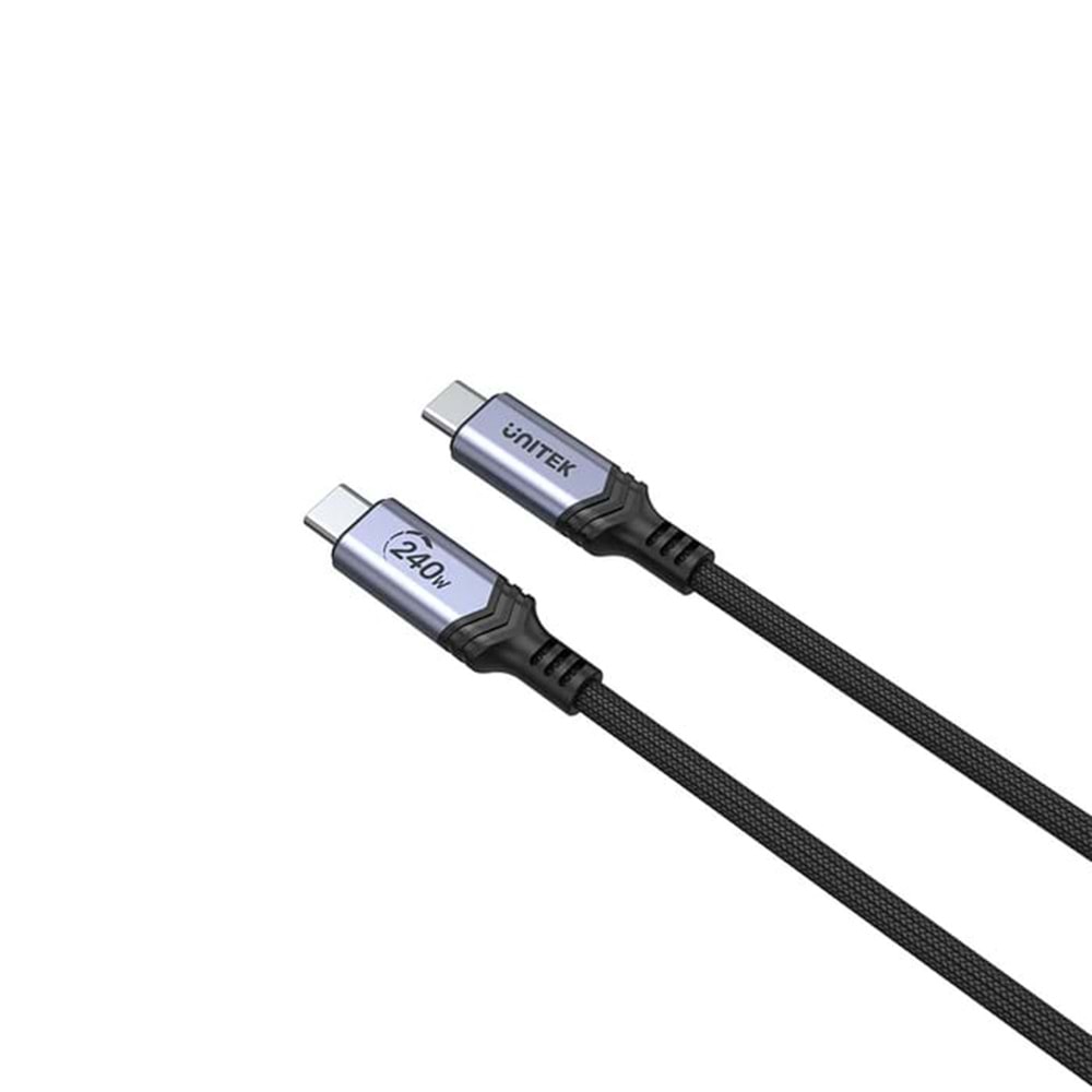 UNITEK TYPE-C HIZLI ŞARJ KABLOSU 2MT 240W (C14110GY-2M)