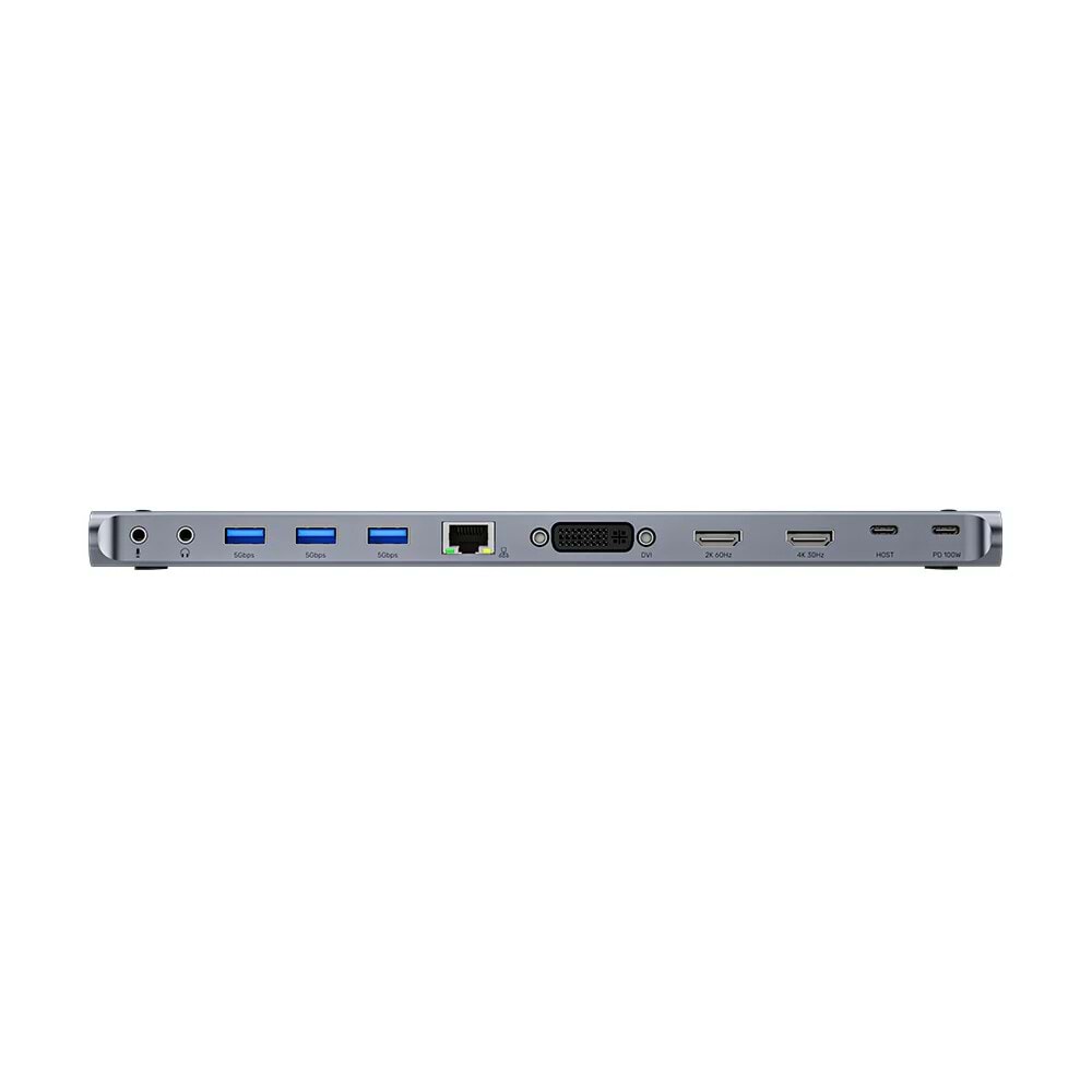 UNITEK UHUB11+ USB-C DISPLAYLINK 4K BAGLANTI ISTASYONU (D1147AGY01)