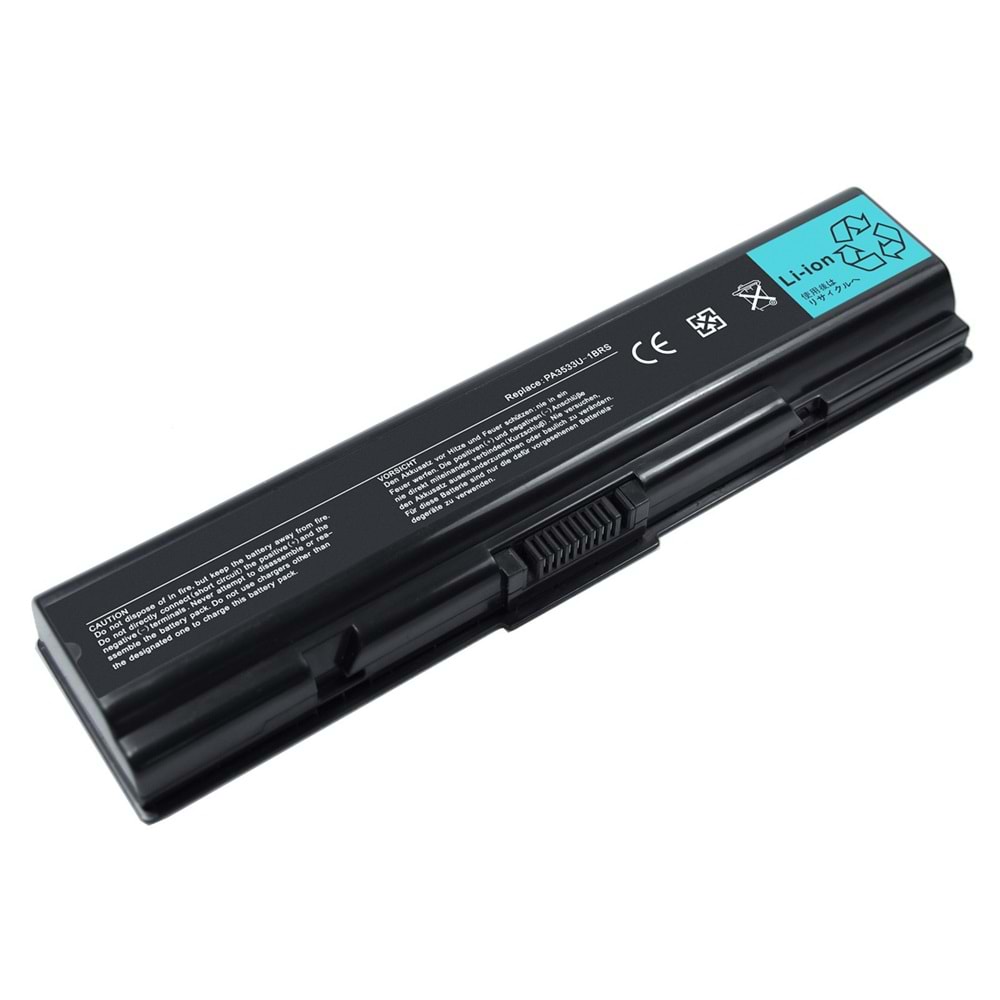RETRO Toshiba Dynabook Satellite A200, A300, A500, L300, L500 Notebook Bataryası - 6 Cell