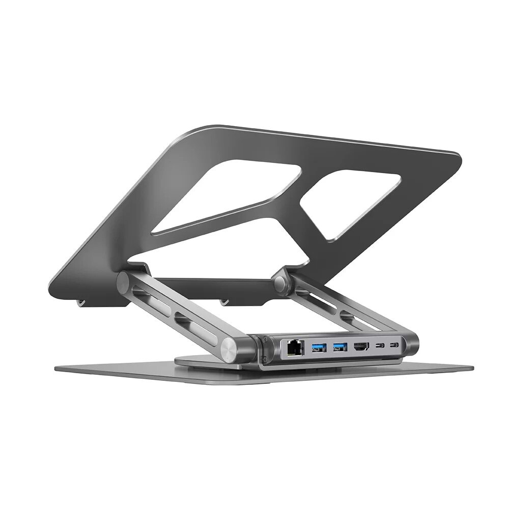 UNITEK USB-C NOTEBOOK STANDI VE DOCKING STATION (D1109A)