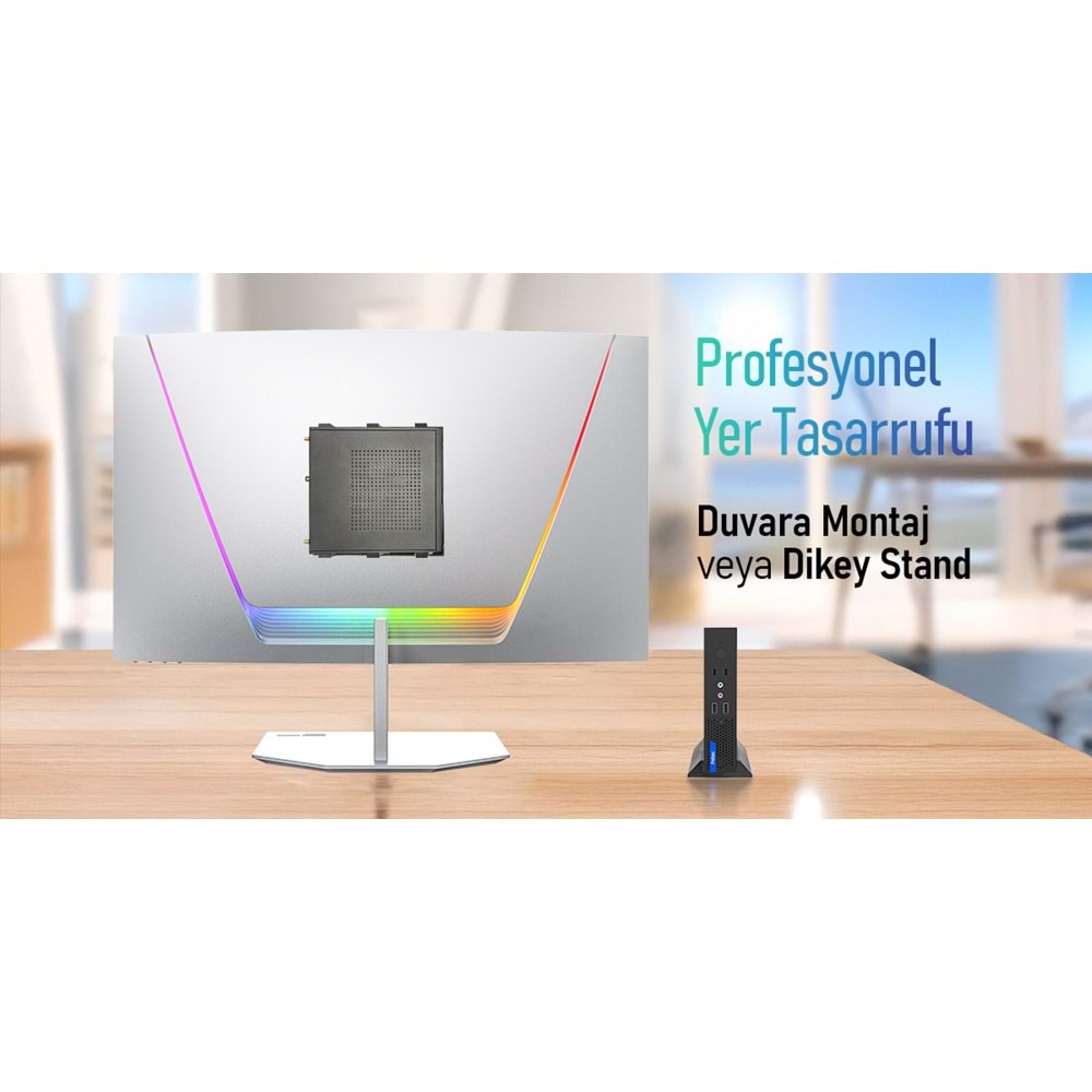 PRITTEC OX1 Q7-TH610L MINI PC I5-12400 / 8GB / 512 Nvme M2 / Free Dos