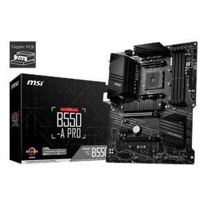 MSI B550-A PRO DDR4 4400(OC)Mhz HDMI / DP ATX AM4