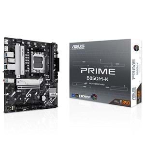 ASUS PRIME B850M-K AM5 DDR5 8400MHZ(OC) HDMI mATX ANAKART