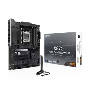 ASUS X870 MAX GAMING WIFI7 AMD AM5 DDR5 ANAKART